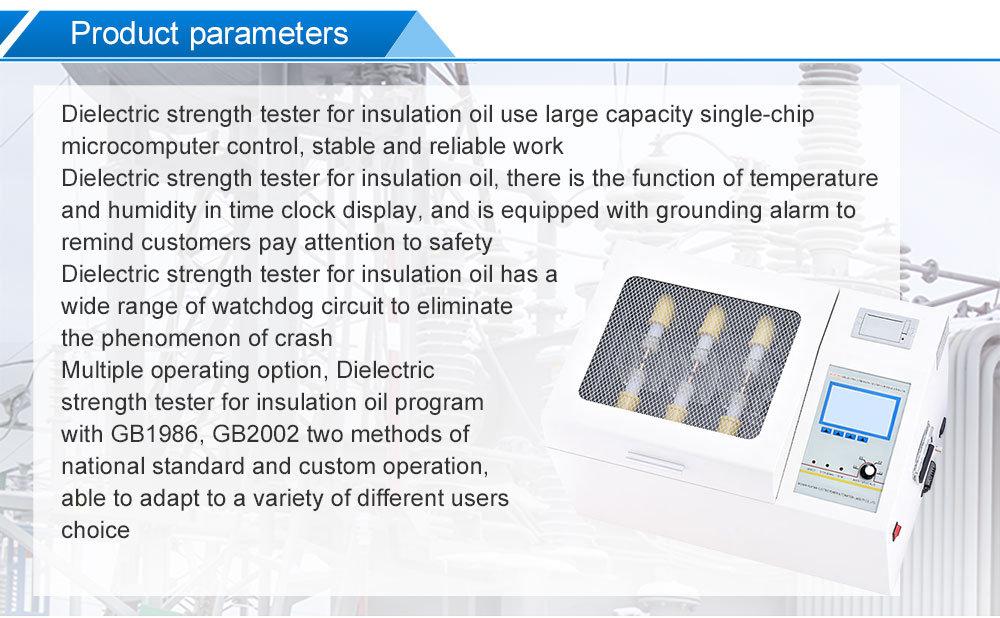 Oil Dielectric Strength Tester