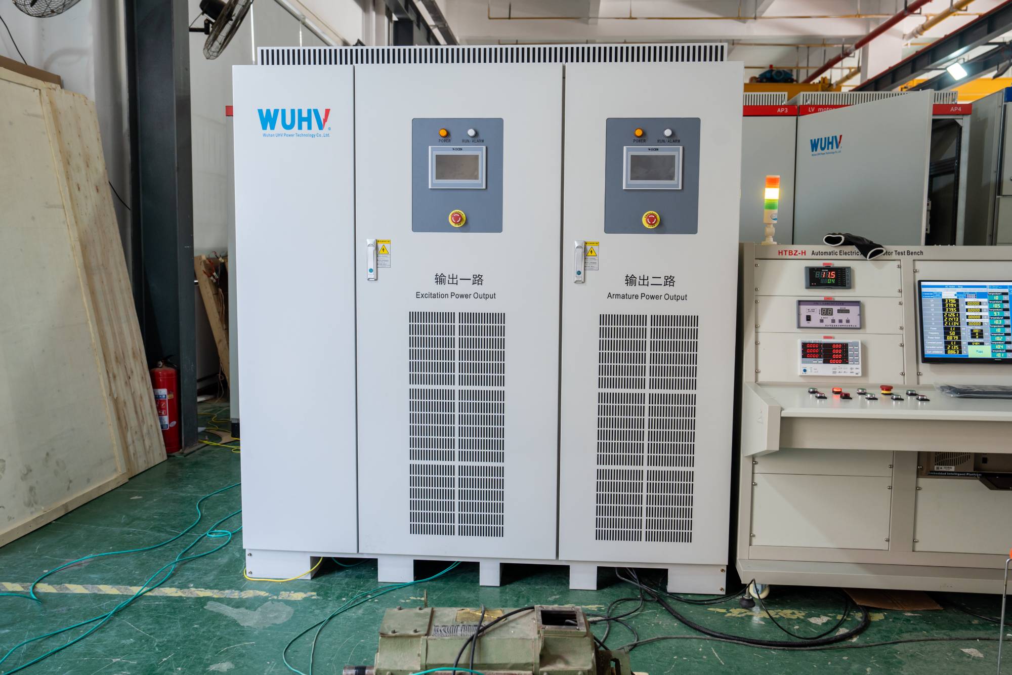 high-voltage motor test bench 