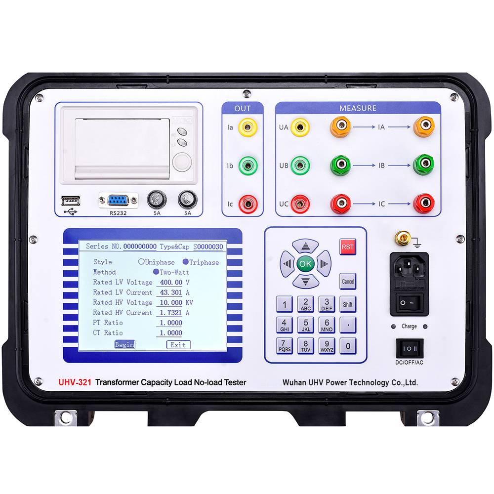 Transformer Capacity Load No load Tester 2